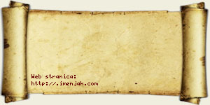 Mina Parandilović vizit kartica